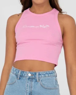 Island Life Racer Tank Top | Rusty Flash Sale