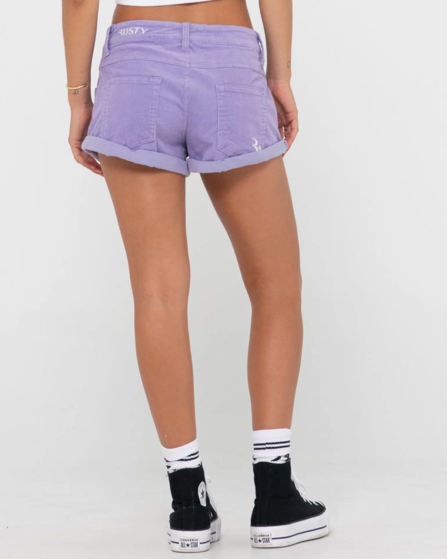Its No Secret Low Rise Cord Short | Rusty Discount