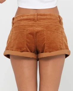 Its No Secret Low Rise Cord Short | Rusty Clearance
