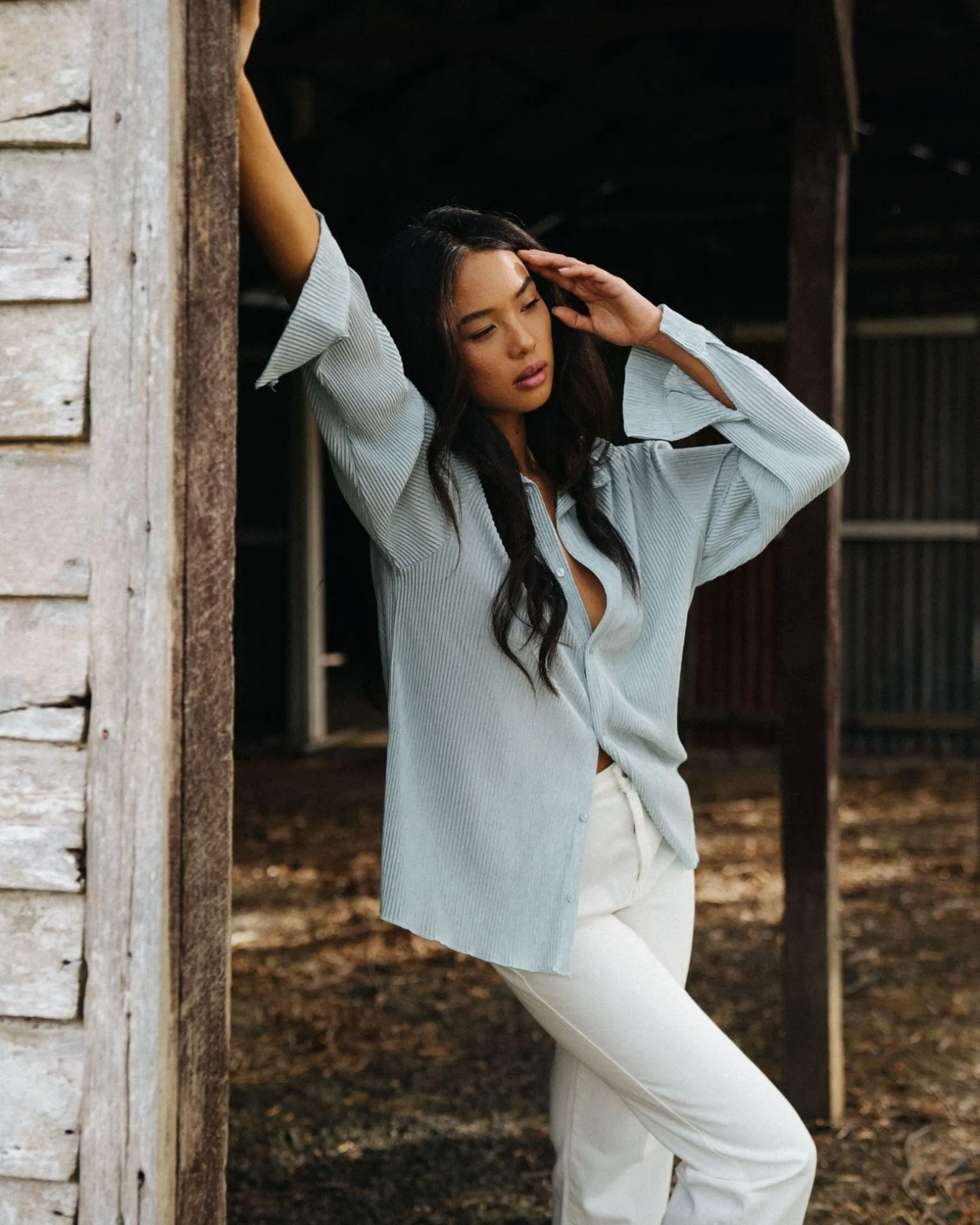 Jayde Long Sleeve Shirt | Rusty Hot