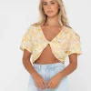 Kara Twisted Reversible Top | Rusty New