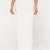 Leo Crotchet Knit Maxi Skirt | Rusty New