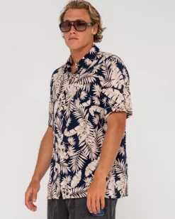 Line Up Relaxed Fit Short Sleeve Shirt | Rusty Discount