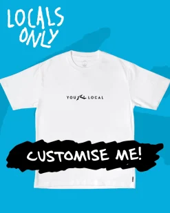Locals Only Custom Printed Short Sleeve Tee | Rusty Clearance
