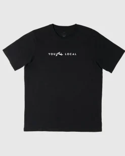 Locals Only Custom Printed Short Sleeve Tee | Rusty New