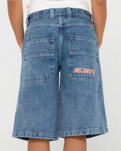 Long Mommy Low Rise Baggy Jort | Rusty Fashion