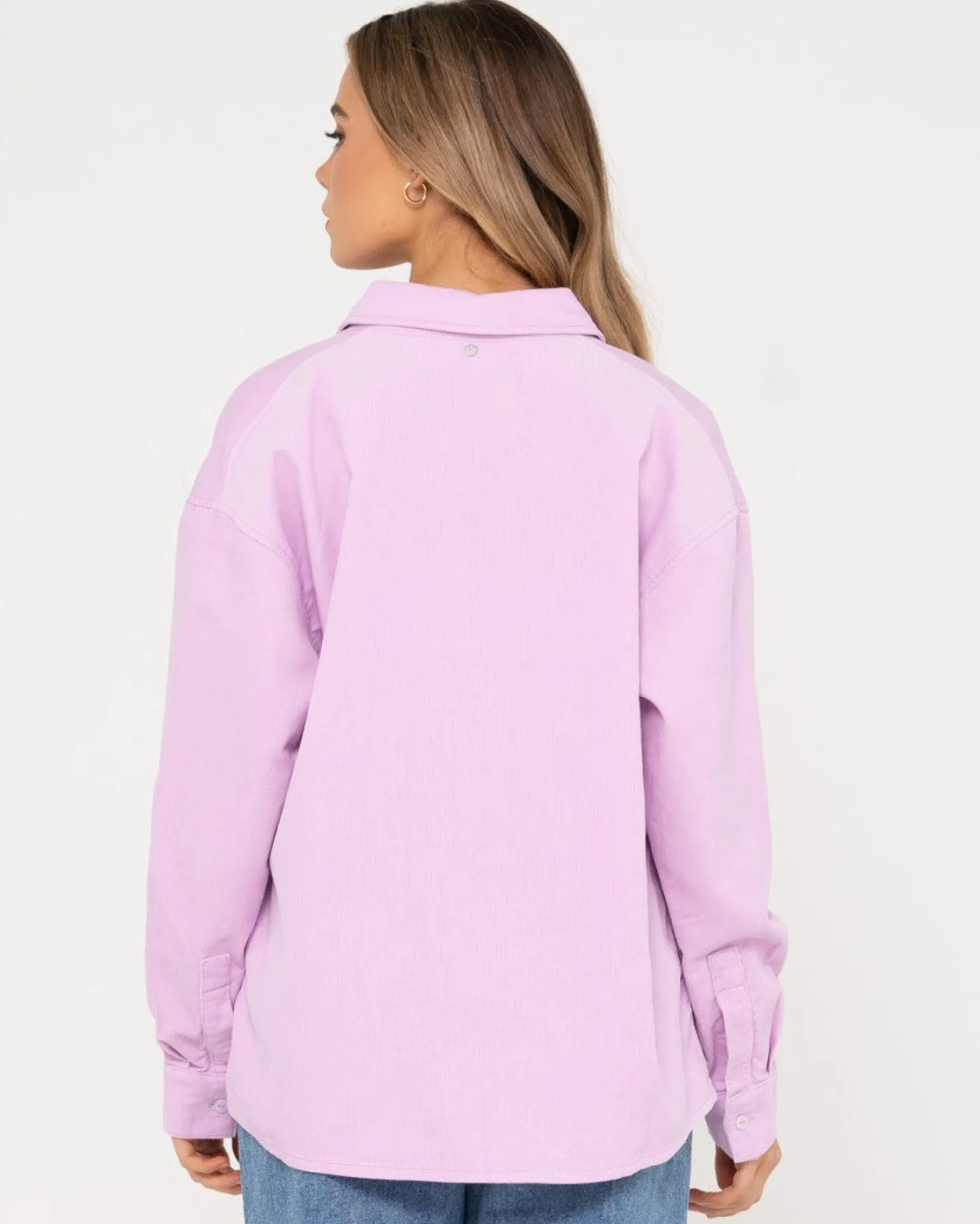 Louis Mini Cord Long Sleeve Shirt | Rusty Best Sale
