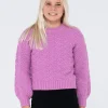 Loulou Crew Neck Knit Girls | Rusty Sale
