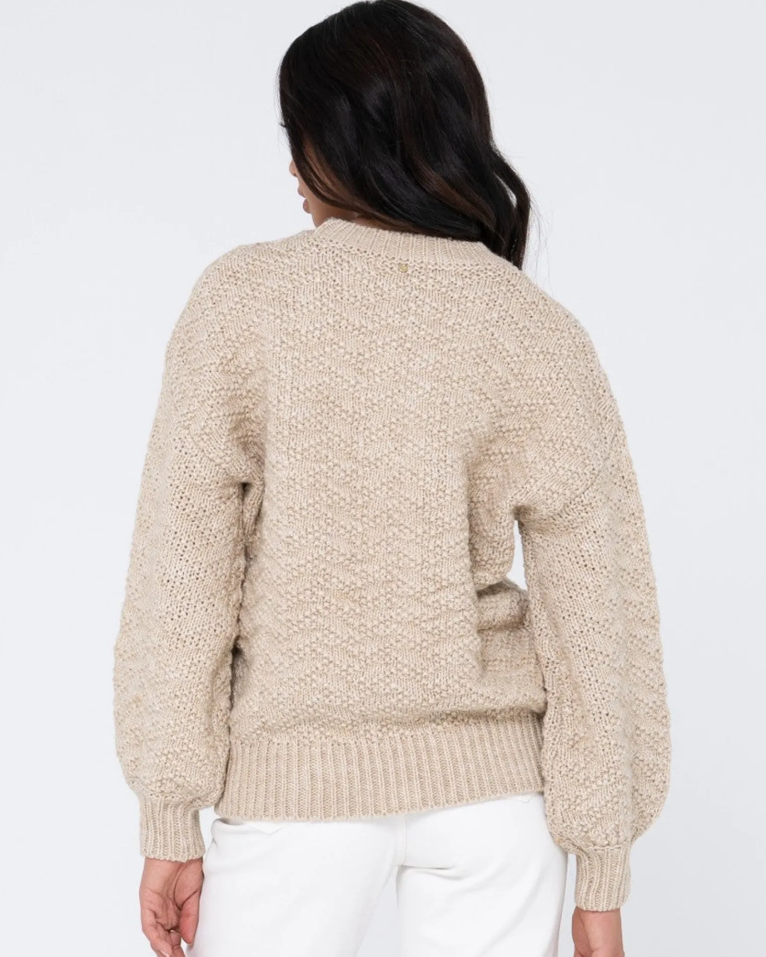 Loulou Relaxed Chunky Crew Neck Knit | Rusty New