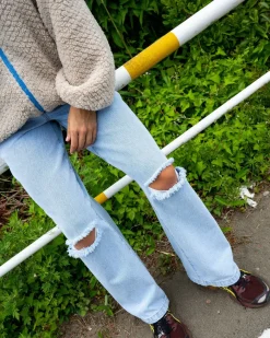 Low Rise Ripped Denim Jean | Rusty Best Sale