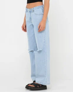 Low Rise Ripped Denim Jean | Rusty Best Sale