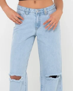 Low Rise Ripped Denim Jean | Rusty Best Sale