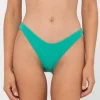 Lucky Rib Towelling Midi Bikini Bottom | Rusty Store