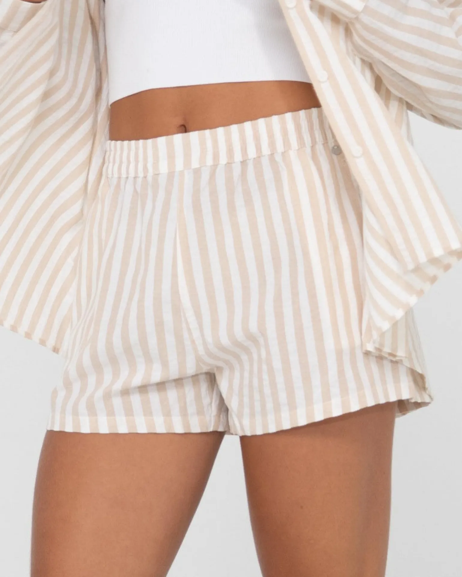 Mackenzie Stripe Lounge Short | Rusty New