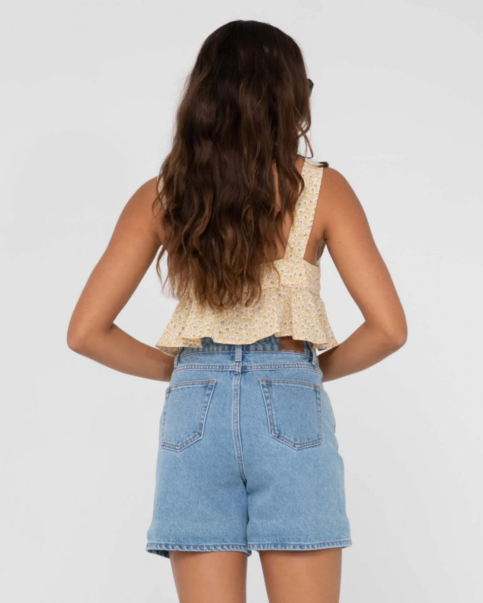 Magnolia Floral Printed Crop Top | Rusty Store