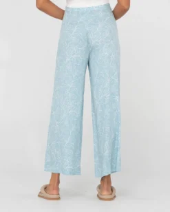 Maia Printed High Waisted Wide Leg Pant | Rusty New