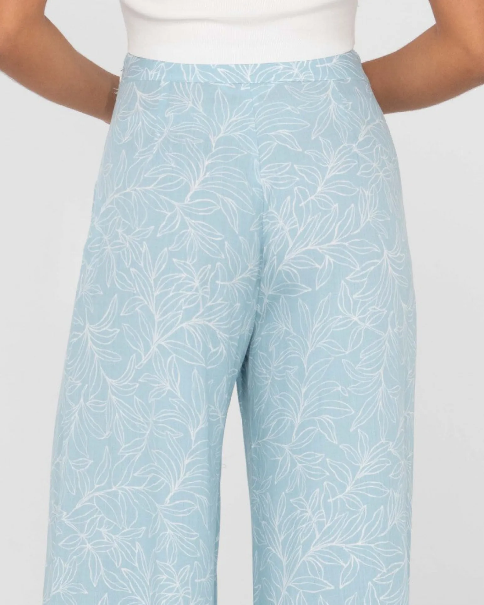 Maia Printed High Waisted Wide Leg Pant | Rusty New