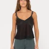 Maison Sheer Lace Cami Top | Rusty Best