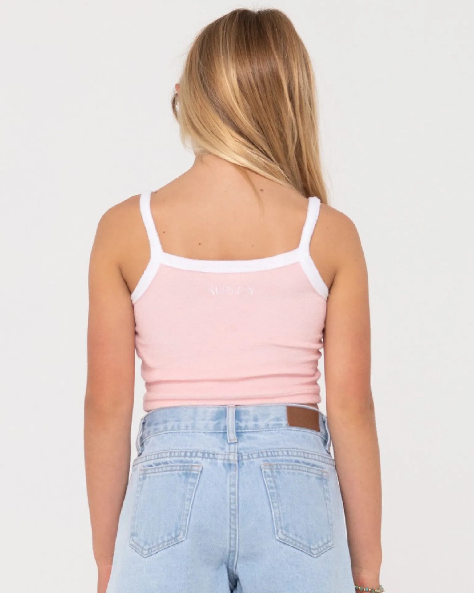 Mala Terry Towelling Tank Top Girls | Rusty Best Sale