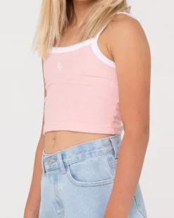 Mala Terry Towelling Tank Top Girls | Rusty Best Sale