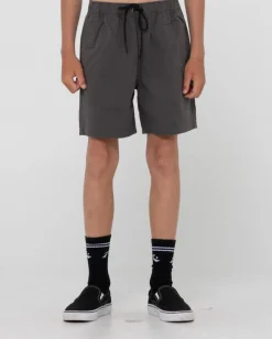 Manila Folder Elastic Short Boys | Rusty Cheap