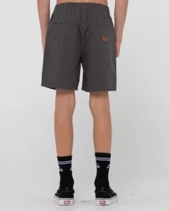 Manila Folder Elastic Short Boys | Rusty Cheap