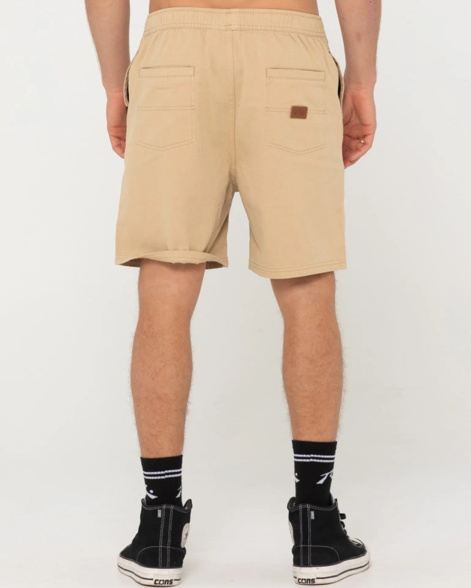 Manila Folder Elastic Short | Rusty Store