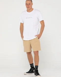 Manila Folder Elastic Short | Rusty Store