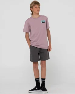 Manila Folder Elastic Short Boys | Rusty Sale