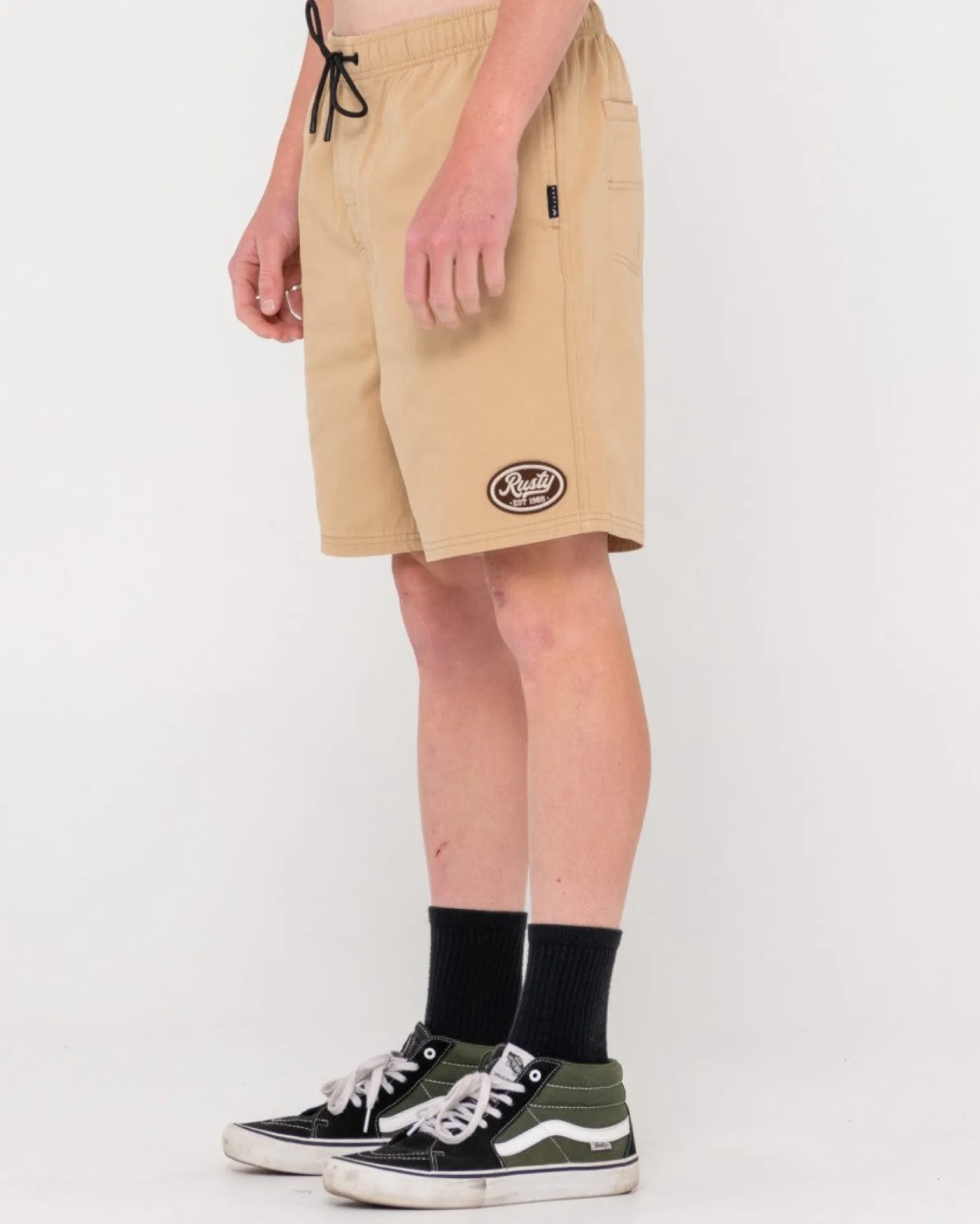 Manila Folder Heritage Elastic Short | Rusty Best