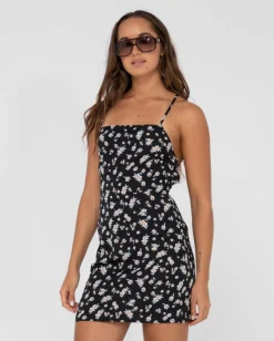 Marley Floral Printed Open Back Mini Dress | Rusty Outlet