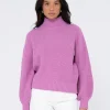 Marlow Relaxed Chunky Mock Neck Knit | Rusty Sale