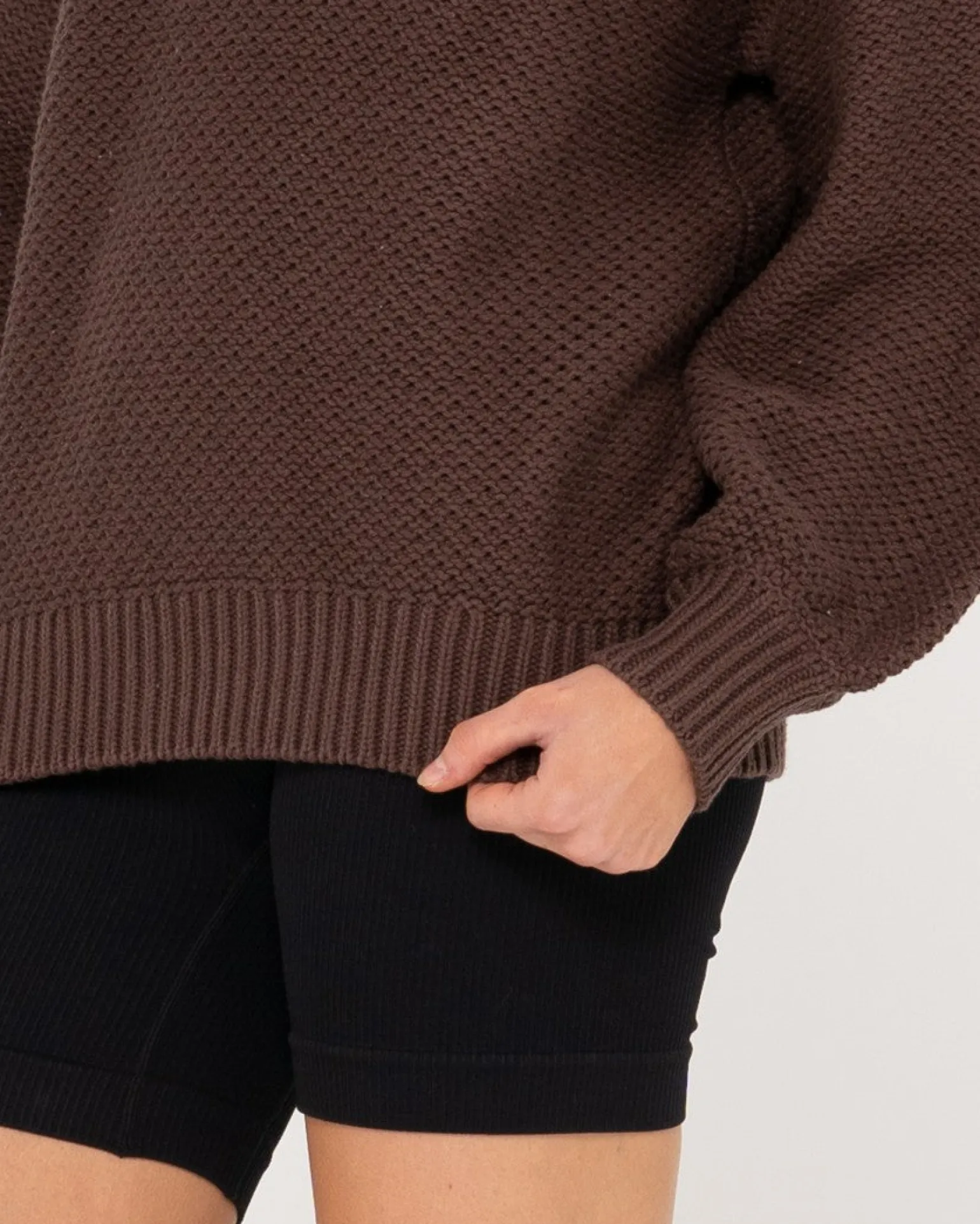Marlow Relaxed Chunky Mock Neck Knit | Rusty Store