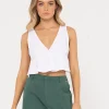 Matilda Button Up Crop Top | Rusty Best Sale