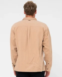 Micro Lite Cord Long Sleeve Shirt | Rusty Discount
