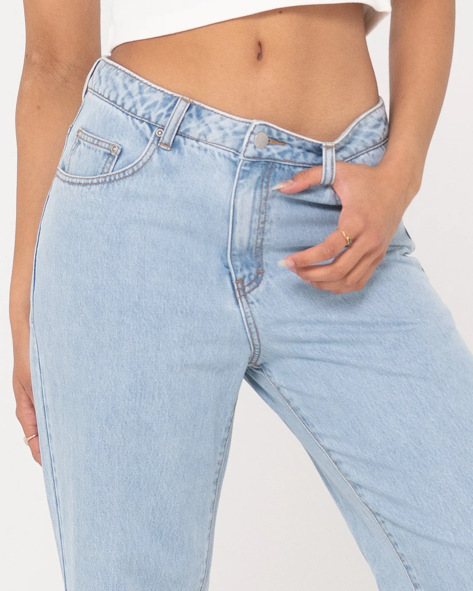 Mid Rise Straight Leg Jean | Rusty Best