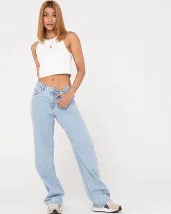 Mid Rise Straight Leg Jean | Rusty Outlet