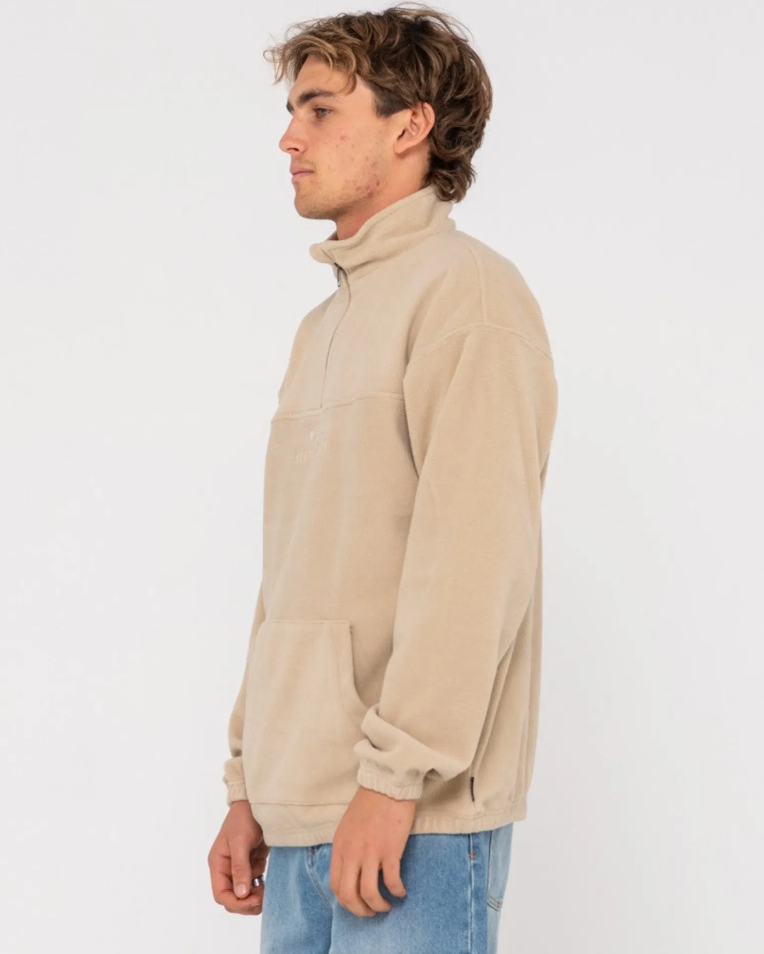 Middle Section Crew Polar Fleece | Rusty Sale