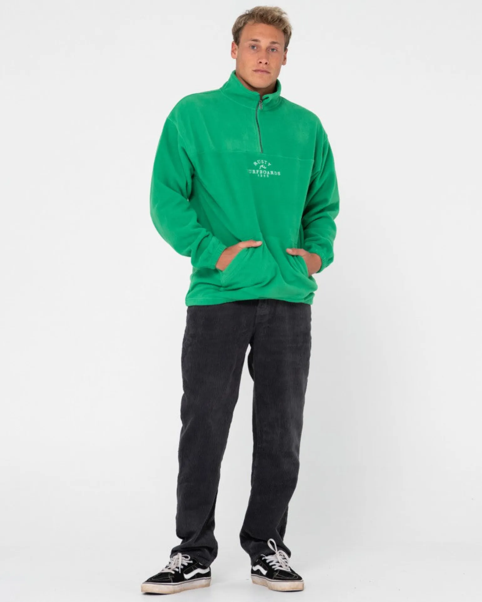 Middle Section Crew Polar Fleece | Rusty Best Sale