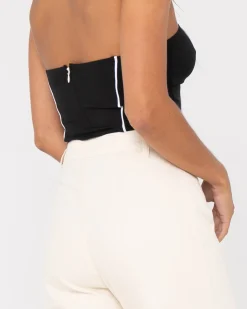 Mika Contrast Strapless Top | Rusty Best Sale