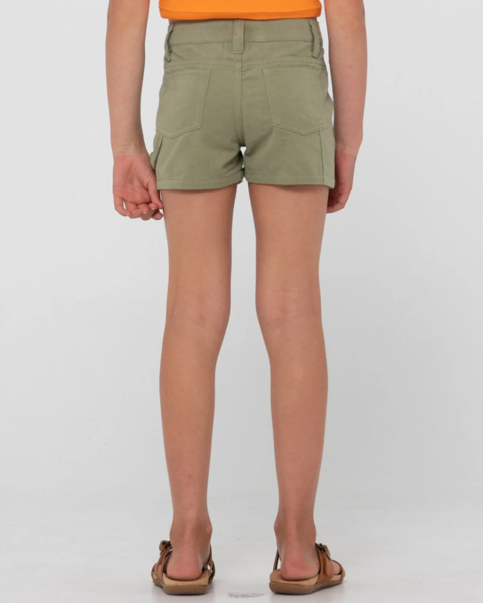 New Look Mid Rise Carpenter Short Girls | Rusty Best Sale