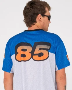 Nine O Clock Nac Printed Moto Jersey | Rusty Best