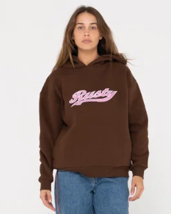 Norty Graphic Oversize Hooded Fleece | Rusty Outlet