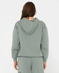 Norty Graphic Oversize Hooded Fleece | Rusty Best