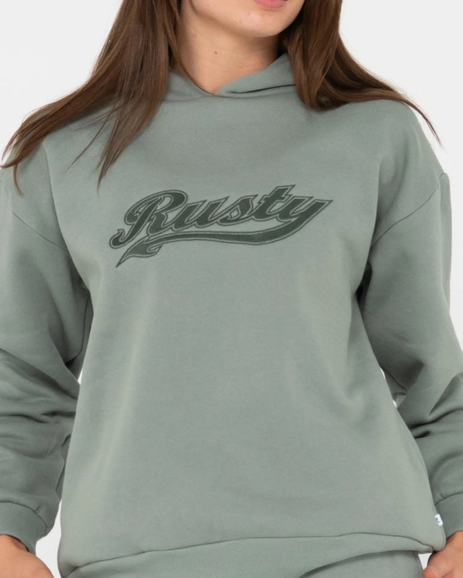 Norty Graphic Oversize Hooded Fleece | Rusty Best
