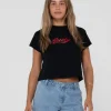 Norty Short Sleeve Graphic Baby Tee | Rusty Discount