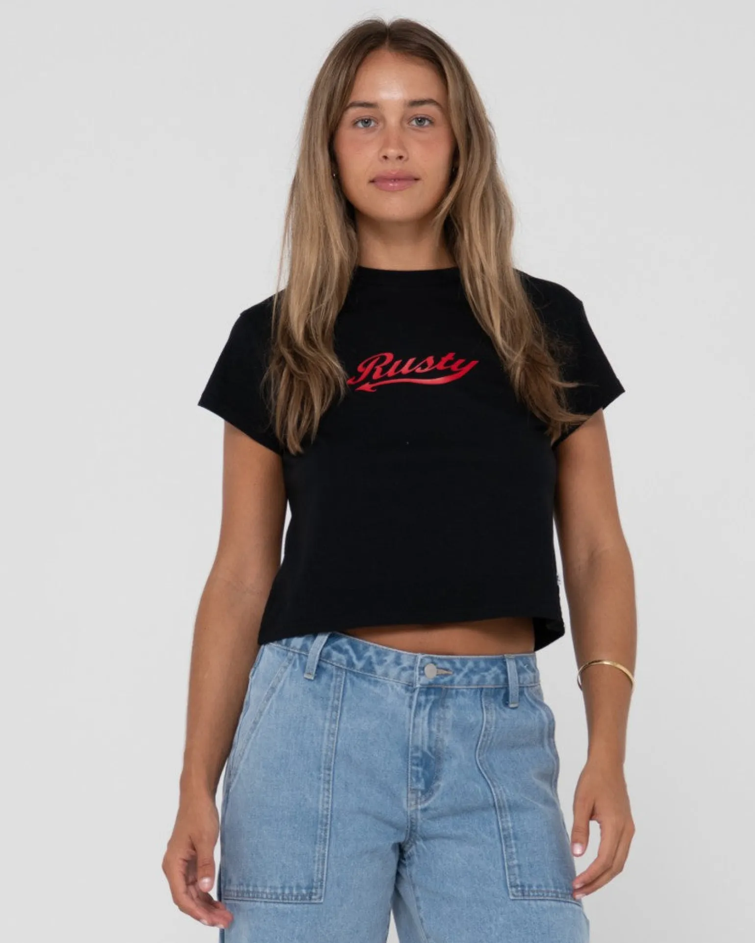 Norty Short Sleeve Graphic Baby Tee | Rusty Discount