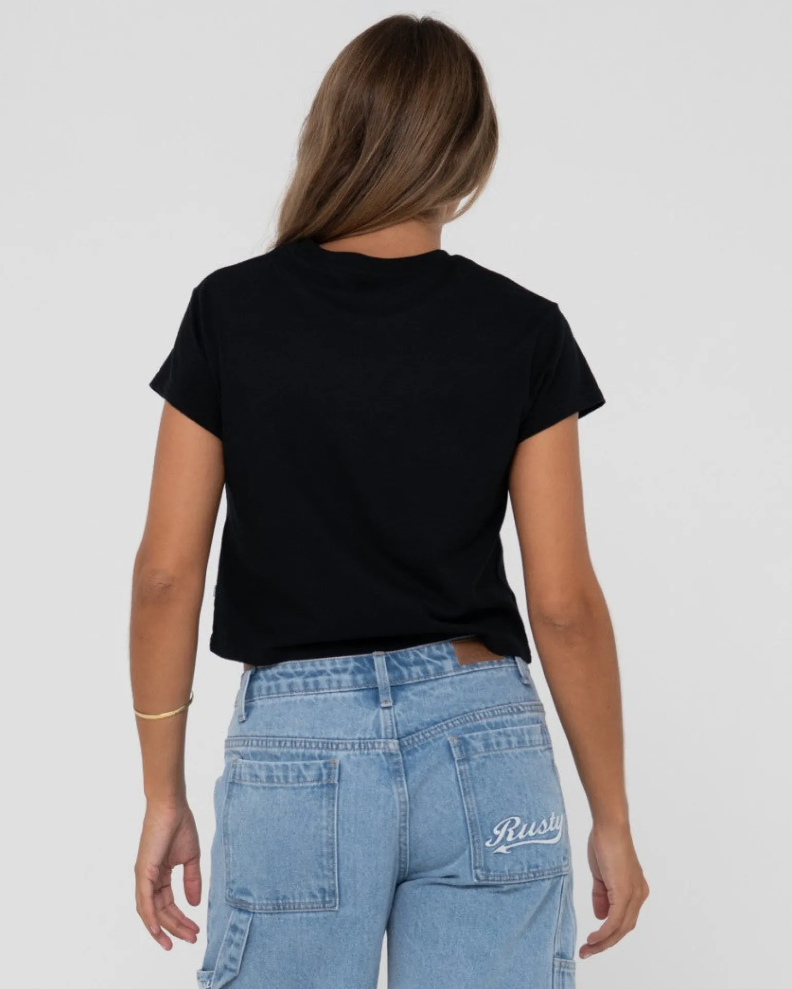 Norty Short Sleeve Graphic Baby Tee | Rusty Discount