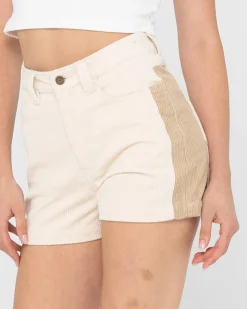 Olivia Cord High Waisted Short | Rusty Best