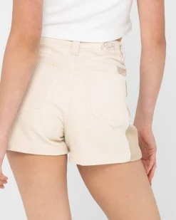 Olivia Cord High Waisted Short | Rusty Best